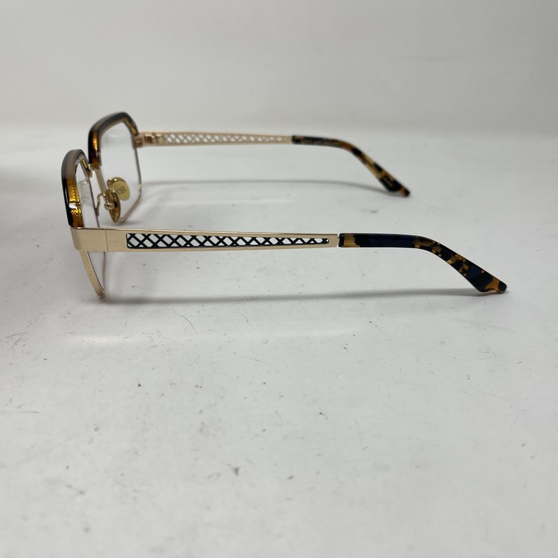Coco And Breezy CB ANALYZE 101 54-18-140 Blue Gold Eyeglasses :J74 gallery
