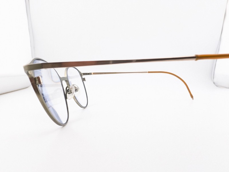 Gotti Switzerland Eyeglasses, Frames Only, Pale Avocado Green, ..-..-137, Japan gallery