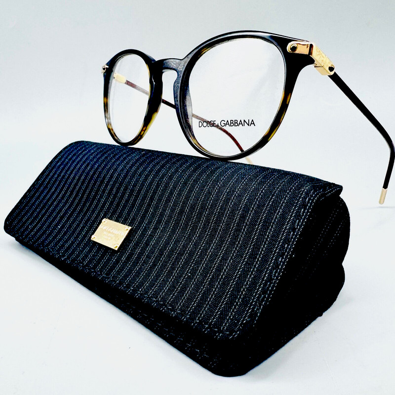 DOLCE & GABBANA DG 3303/ 502 Unisex Eyeglasses 52-22-145mm- Havana 100% Original