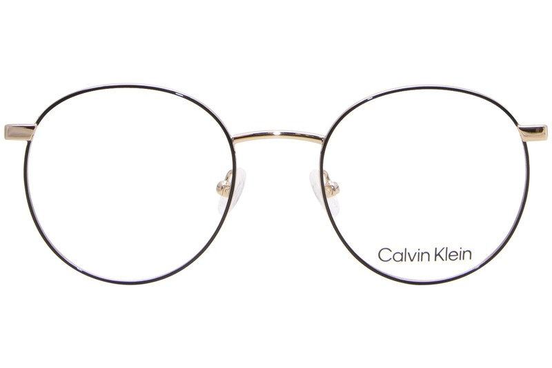 Calvin Klein CK23106 001 Eyeglasses Frame Black Full Rim Round Shape 51mm gallery