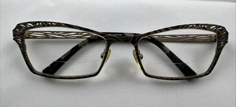 JEAN LAFONT PARIS MADELEINE 030 Gold/Silver BLK 51¤17 125 Eyeglasses Frames