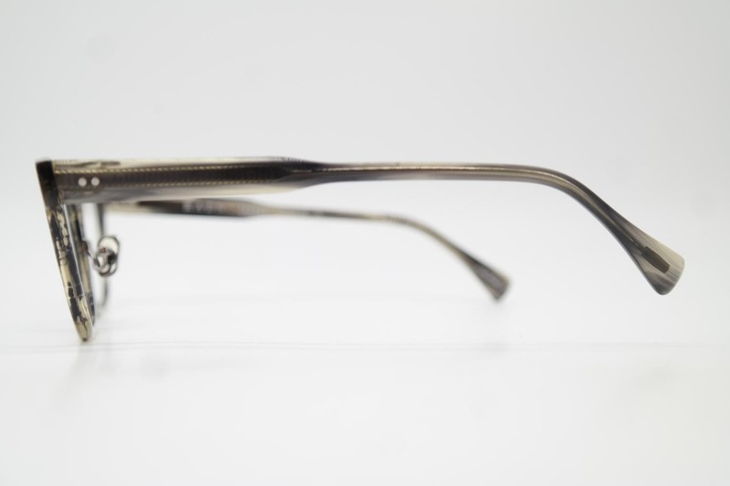 RAEN Lene Gray Brown Silver Oval Eyeglasses Frame New gallery