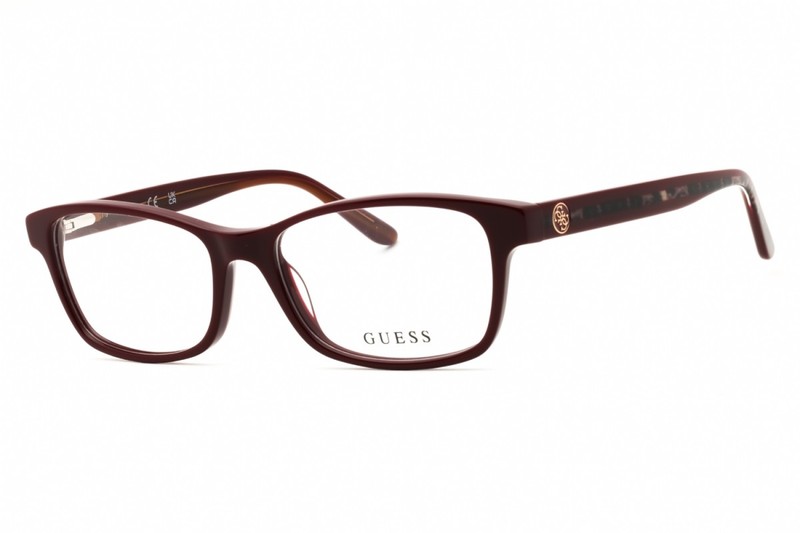 NEW Guess GU2874 069 Shiny Bordeaux 53mm Eyeglasses