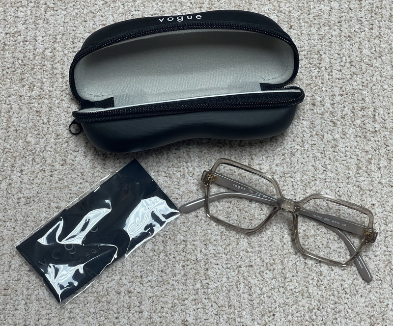 Vogue VO 5702 2990 Clear Full Rim Plastic Eyeglass Frames 49-16-140
