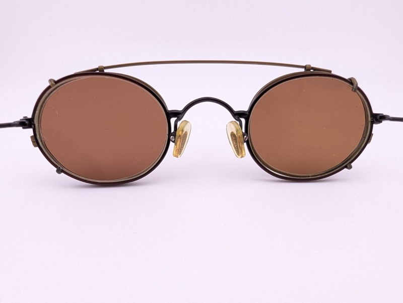Lanvin Eyeglasses, Frames Only, 1269 03 Brown, 40-25-135, Metal, France gallery