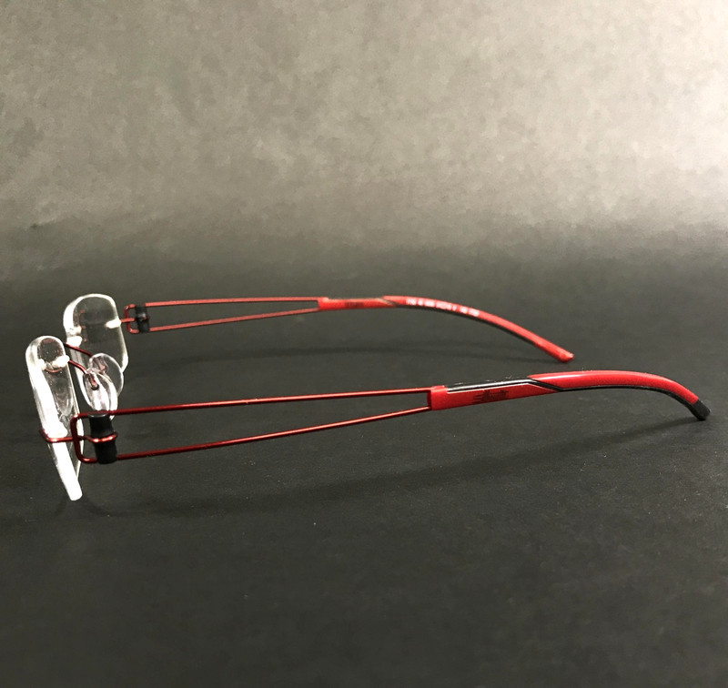 Silhouette Eyeglasses Frames 7758 40 6056 Titan Elements Polished Red 51-19-140 gallery
