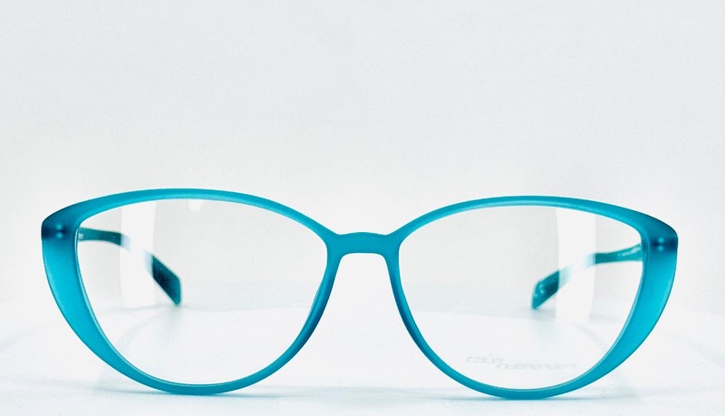 ITALIA INDEPENDENT 564S 036 Teal Womens Semi Cat Eye Eyeglasses 54-14-135 B:42