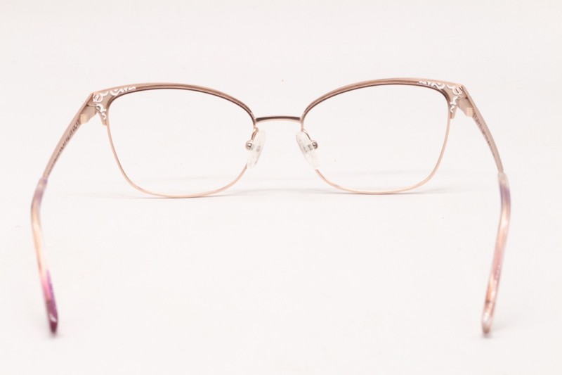 NICOLE MILLER DELAVAN C02 PURPLE ROSE GOLD PINK AUTHENTIC EYEGLASSES 52-17 gallery