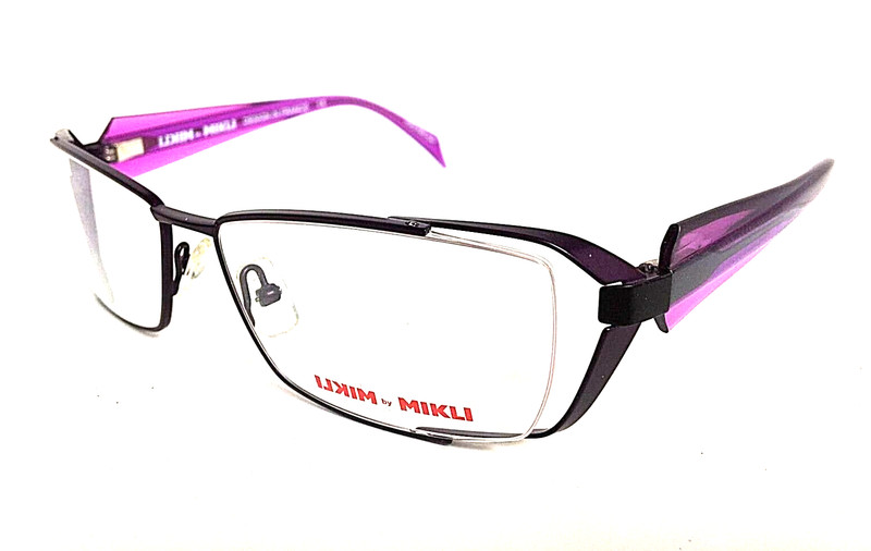Mikli by ALAIN MIKLI ML39RS40 55mm Black Purple Women's Eyeglasses Frame gallery