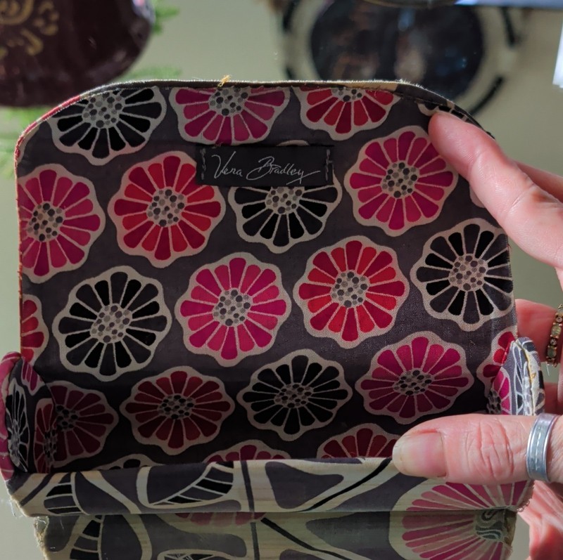 Vera Bradley Women's Black Floral Full Rim Plastic Eyeglass Frames gallery