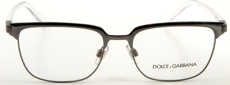 Dolce & Gabbana DG1302 04 Eyeglasses Gunmetal / Clear 53-17-140 Italy NEW gallery