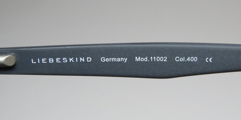 NEW LIEBESKIND BERLIN 11002 EYEWEAR WOMENS GERMANY OVAL PLASTIC GRAY FULL-RIM gallery