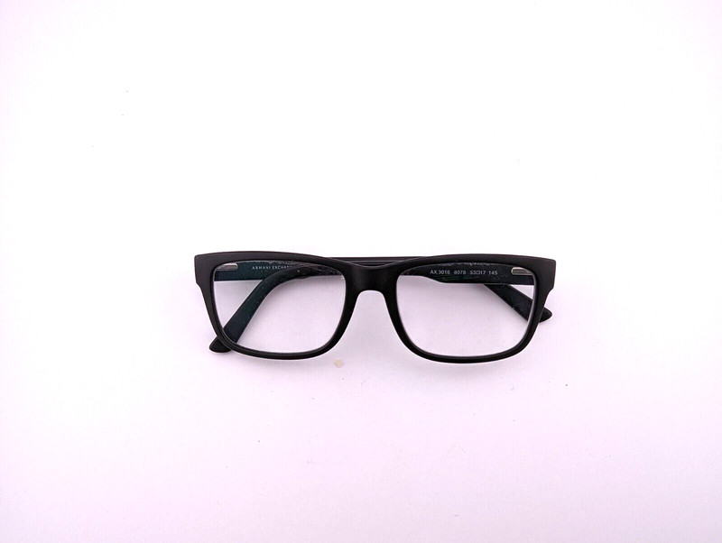 Armani Exchange Eyeglasses, Frames Only, AX3016 8078, 53-17-145, Plastic