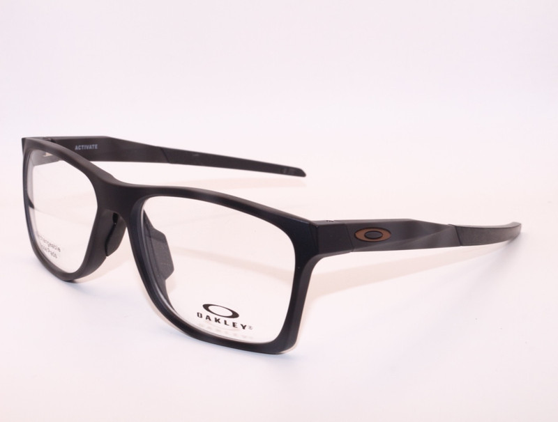 NEW OAKLEY ACTIVATE OX8173-0553 SATIN BLACK CAMO AUTHENTIC EYEGLASSES 53-16