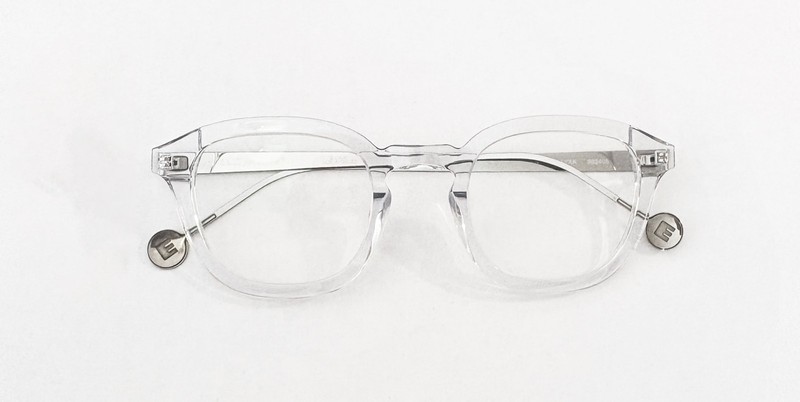 LA Eyeworks Authentic KAYAK 982405 Frames Clear and Silver 46-23.5-140