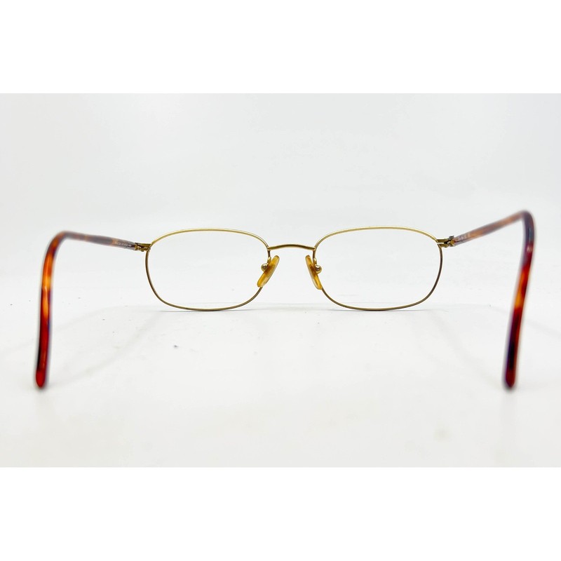 Calvin Klein 262 522 Gold Tortoise Oval Eyeglasses Frames Italy 54-20-145 Womens gallery
