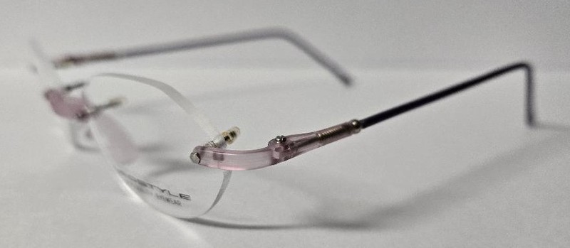 Vintage Neostyle College 277 972 (Violet) Rimless Eyeglasses 48-17-135 GERMANY gallery