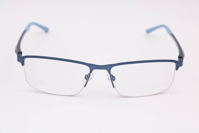 Revel Page Blue Rectangle 35-003351 Eyeglasses Frames 54-16-140
