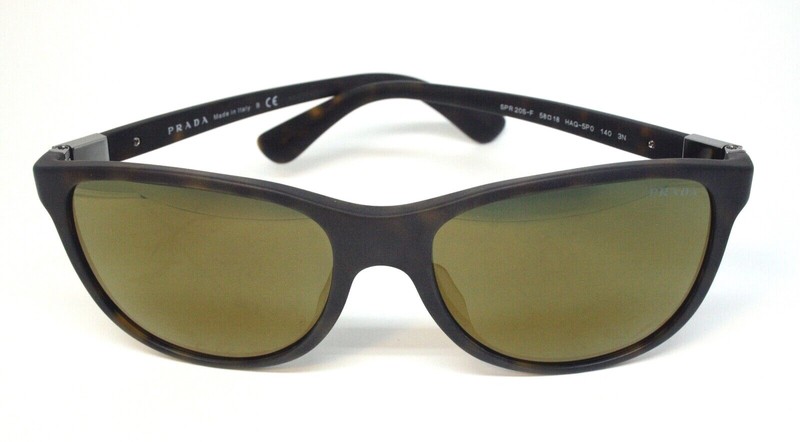 Prada PR20S F HAG DARK DARK TORTOISE Sunglasses New Authentic 58