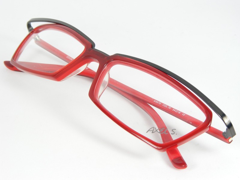 AXEL S. AX579 COL.70 RED /DARK CHARCOAL EYEGLASSES GLASSES 54-16-135mm Germany gallery