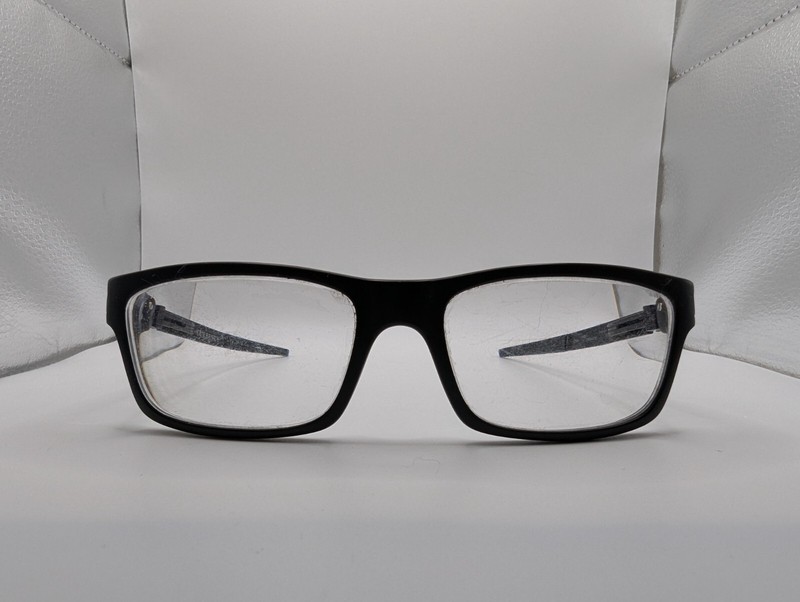 Oakley Eyeglasses Frames Only, CURRENCY, OX8026-0754. 54-17-133, Black gallery