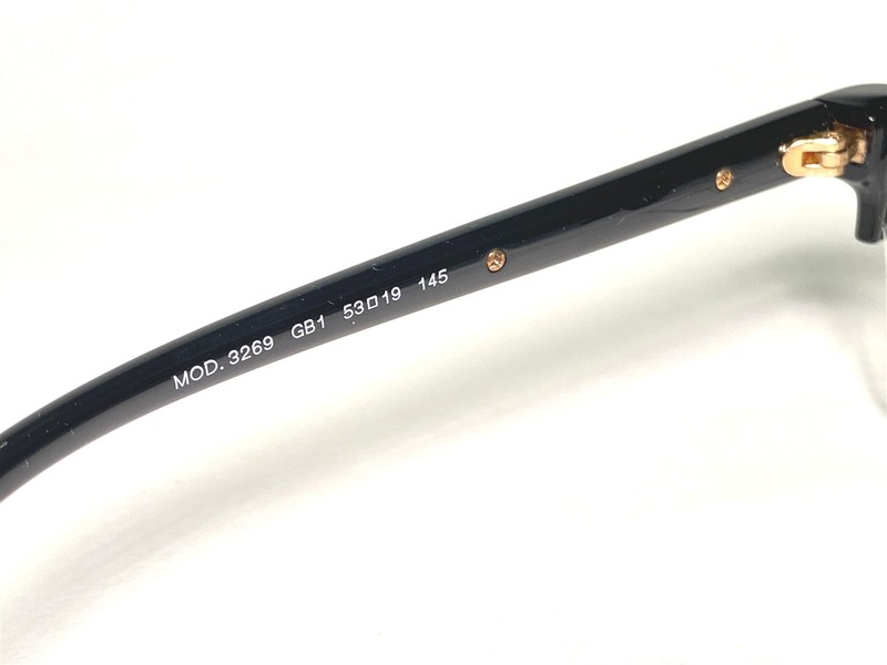 NEW Men's Versace MOD VE3269 GB1 Eyeglasses Frames Black & Gold 53/19~145 gallery