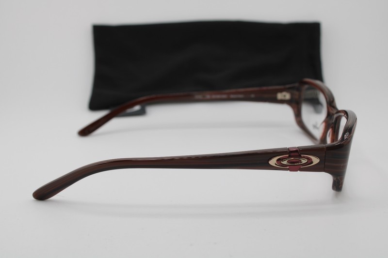 NEW OAKLEY OX1069-0252 CASSETTE BROWN HORN AUTHENTIC EYEGLASSES 52-15 gallery