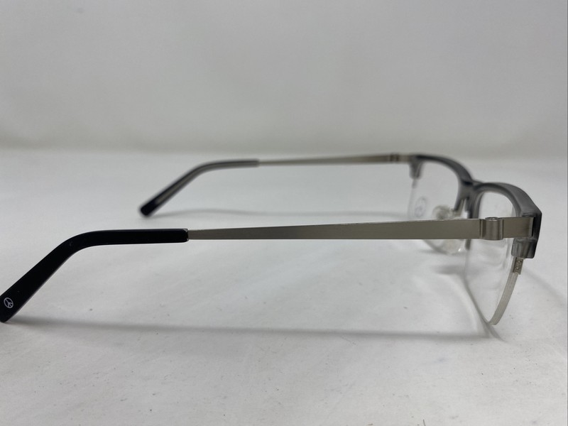Peace Eyewear SOUL MATTE BLACK/CRYSTAL 51-17-135 Half Rim Eyeglasses Frame !A62 gallery