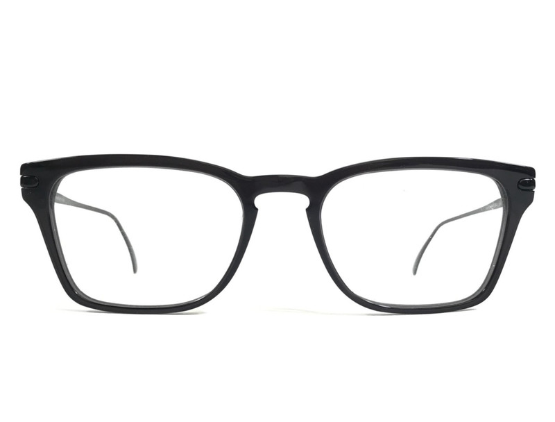 Article One Eyeglasses Frames Whitmore MT 06 Black Gray Rectangle 53-20-145