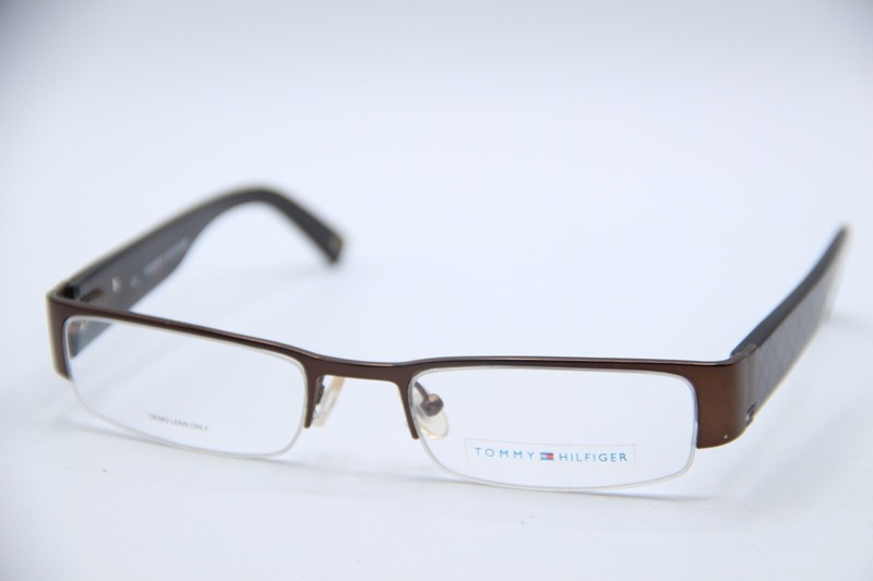 NEW TOMMY HILFIGER TH 3360 DKBRNTO BROWN TORT AUTHENTIC FRAMES EYEGLASSES 50-19