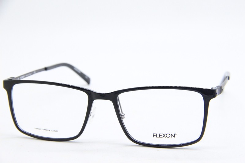 NEW FLEXON EP8009 001 BLACK GUNMETAL AUTHENTIC FRAMES EYEGLASSES 56-18