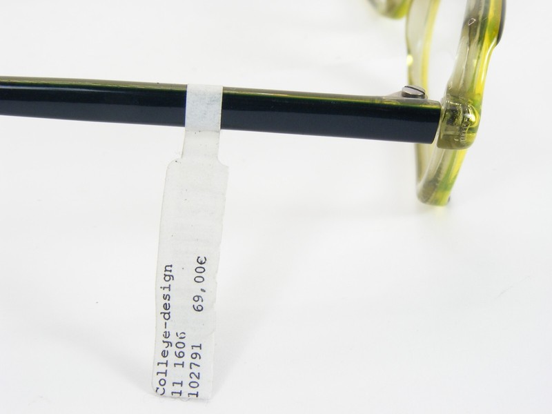 college design by MEITZNER 11 1606 TRANSPARENT GREEN RARE EYEGLASSES 50-18-140mm gallery