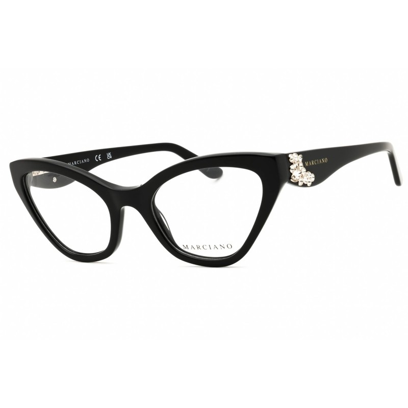 Guess By Marciano Women’s Eyeglasses Shiny Black Full Rim Frame GM50038 001