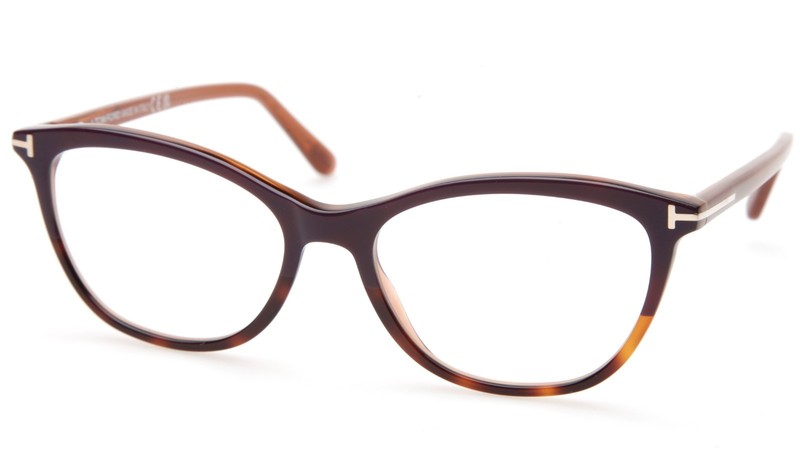 NEW TOM FORD TF5636-B 055 Brown Eyeglasses Frame 52-16-140mm B38mm Italy
