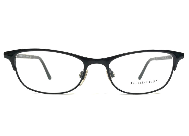 Burberry Eyeglasses Frame B1249 1001 Brown Tortoise Black Cat Eye 51-17-135