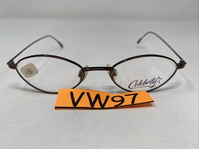 Celebrity Italy 17 DARK BRONZE 45-16-130 Brown Full Rim Eyeglasses Frame VW97 gallery