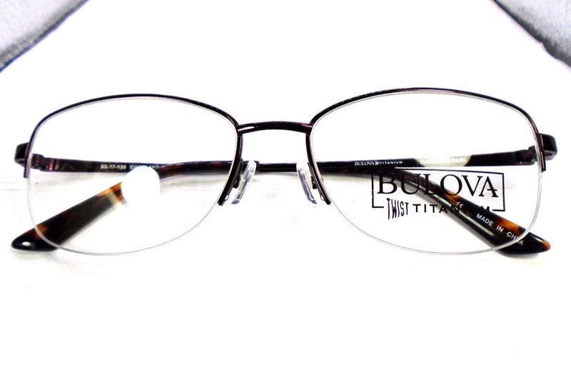 Bulova Twist Titanium HARMONIE PARK Eggplant 53-17-135 Womens Eyeglasses Frames