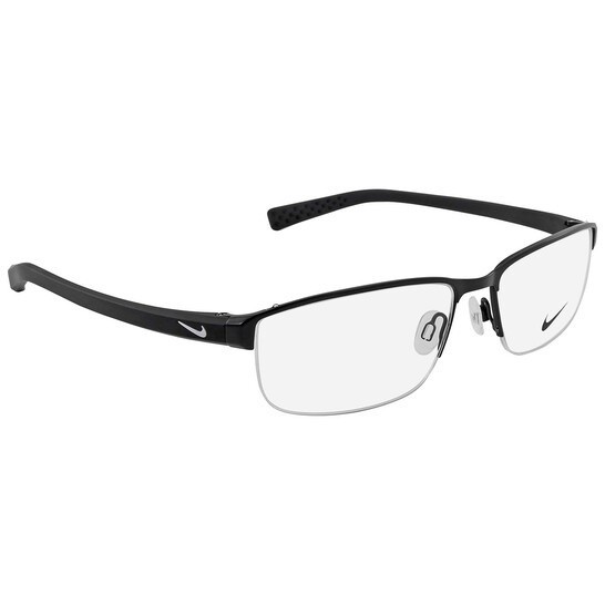 NEW NIKE NIKE 8098 N 010 BLACK WHITE 56MM AUTHENTIC EYEGLASSES 56-16-140 gallery