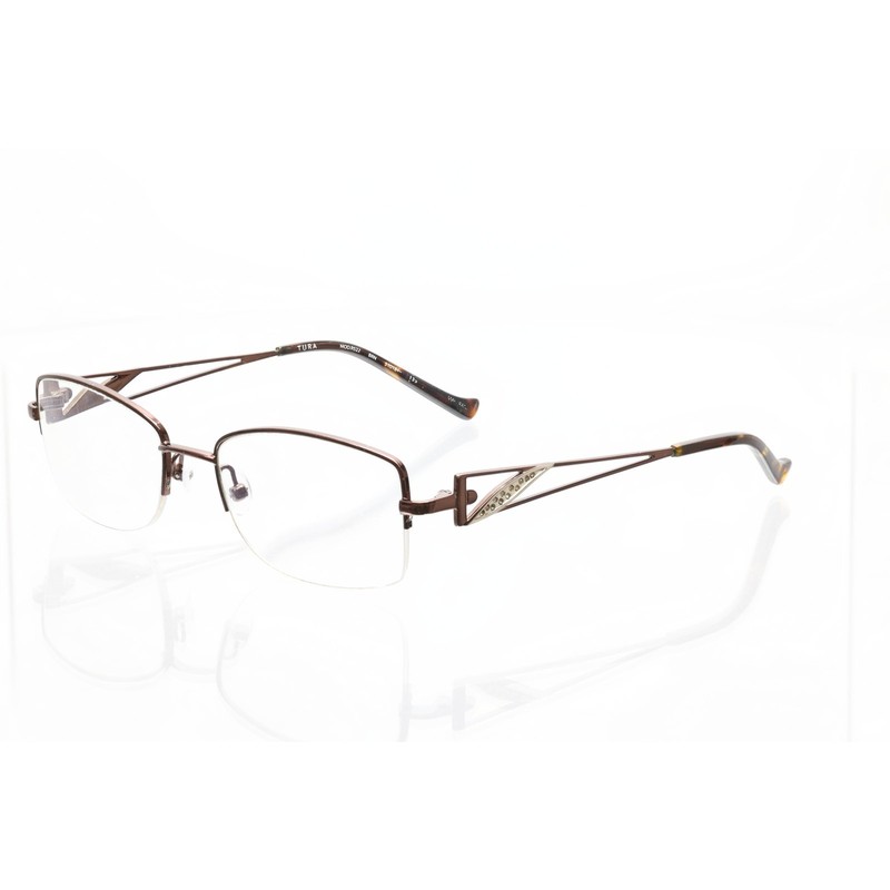 Tura Mod. R522 BRN 51-1-8-135mm Eyeglasses FRAMES ONLY – GOOD CONDITION