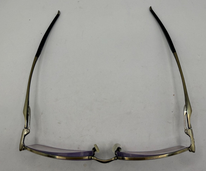 OAKLEY FRAMES ONLY EYEGLASSES OX3119-0455 HALF SHOCK BRUSHED CHROME 51-18-142 gallery