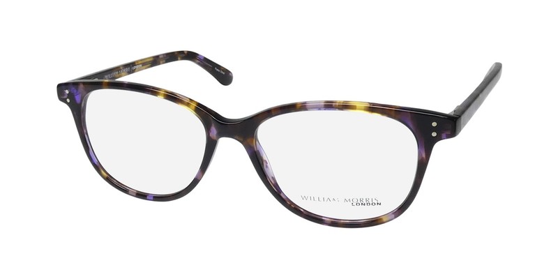 NEW WILLIAM MORRIS LONDON 50097 EYEGLASS FRAME C3 FULL-RIM PURPLE WOMENS