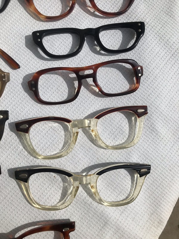 NOS VTG Lot of 26 Pcs. 1950's 1960's Children's Eyeglasses Fronts B&L A/O Shuron gallery