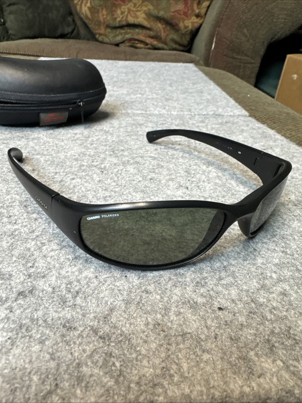 Carrera Black Lucite Oval Wrap Glasses CA912/S 61 16 125