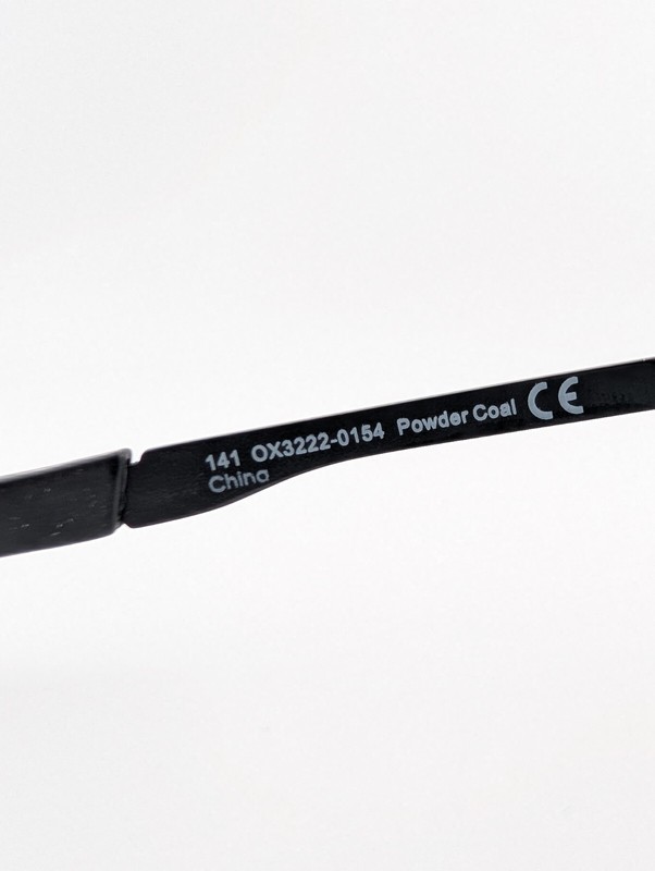 Oakley Eyeglasses Frames Only, STEEL PLATE, OX3222-0154, 54-18-141, Powder Coal gallery