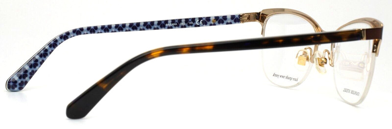 KATE SPADE Brieana 09Q Brown Womens Semi Cat Eye Eyeglasses 50-17-140 'AS-IS' gallery