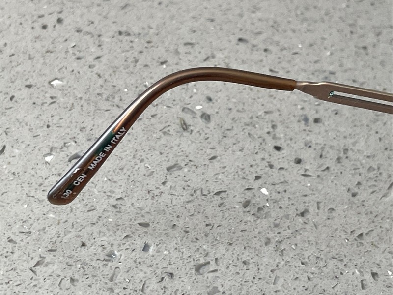 Alfred Sung Italy BRZ CEN 50-19-130 Metal Full Rim Eyeglasses Frames ONLY Bronze gallery
