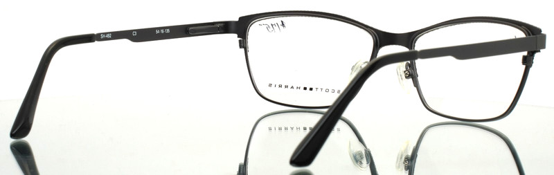 SCOTT HARRIS SH492 C3 Aqua Charcoal Womens Full Rim Eyeglasses 54-16-135 B:35 gallery