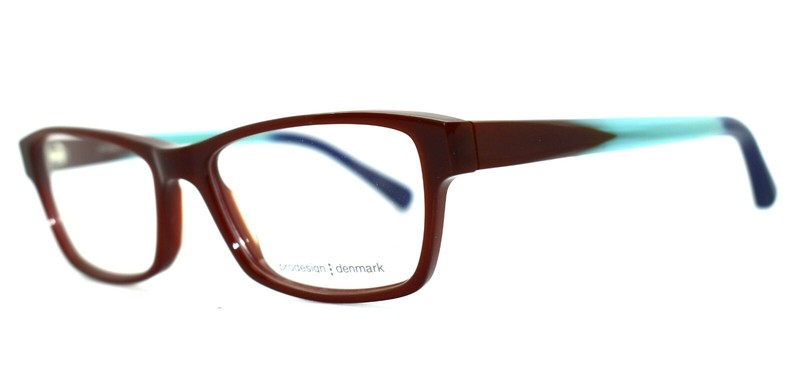 NWOT Auth PRODESIGN DENMARK 1752 c.5022 Brown Turquoise Blue Eyeglasses Frames
