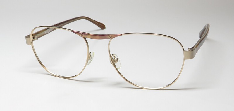 ORIGINAL PENGUIN THE SNYDER YG GOLD OVERSIZED SHIELD FRAME DESIGNER EYEGLASSES