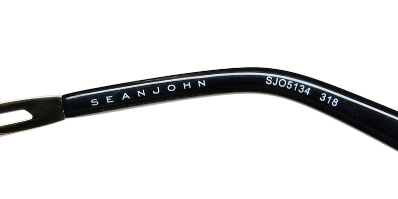 NEW SEAN JOHN 5134 EYEGLASSES 56-17-150 RECTANGULAR FULL-RIM METAL & PLASTIC 318 gallery